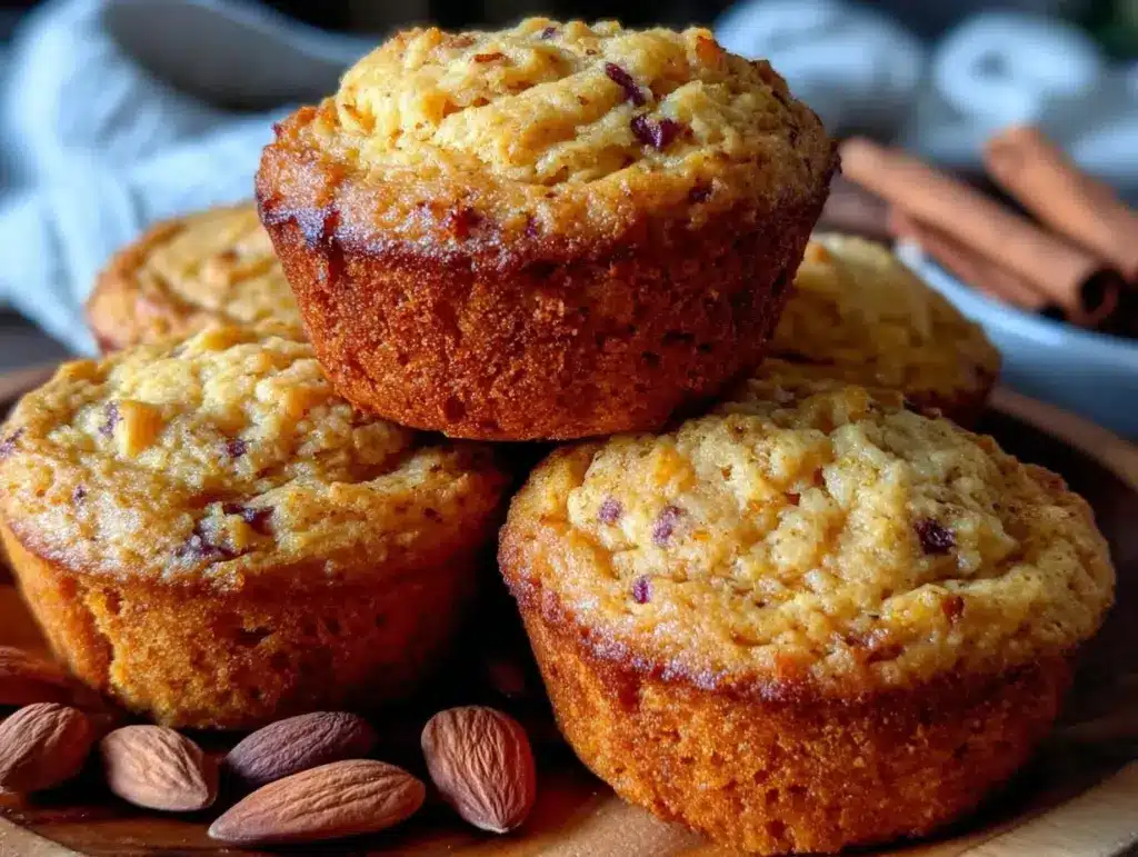 healthy pumpkin protein muffins - featured image