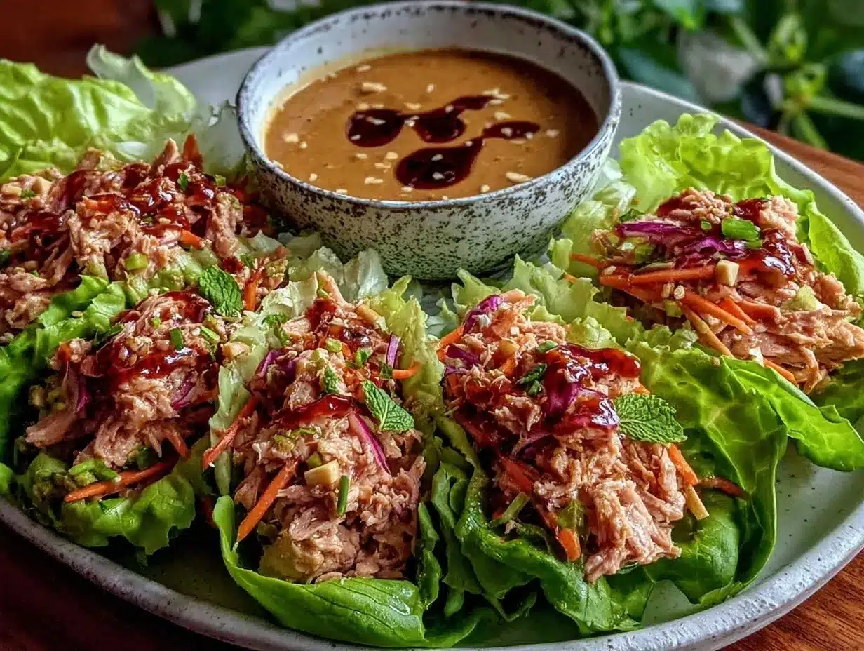 healthy turkey lettuce wraps preparation steps