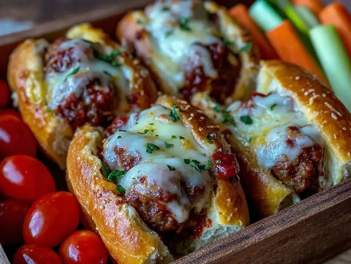 hidden veggie mini meatball subs preparation steps
