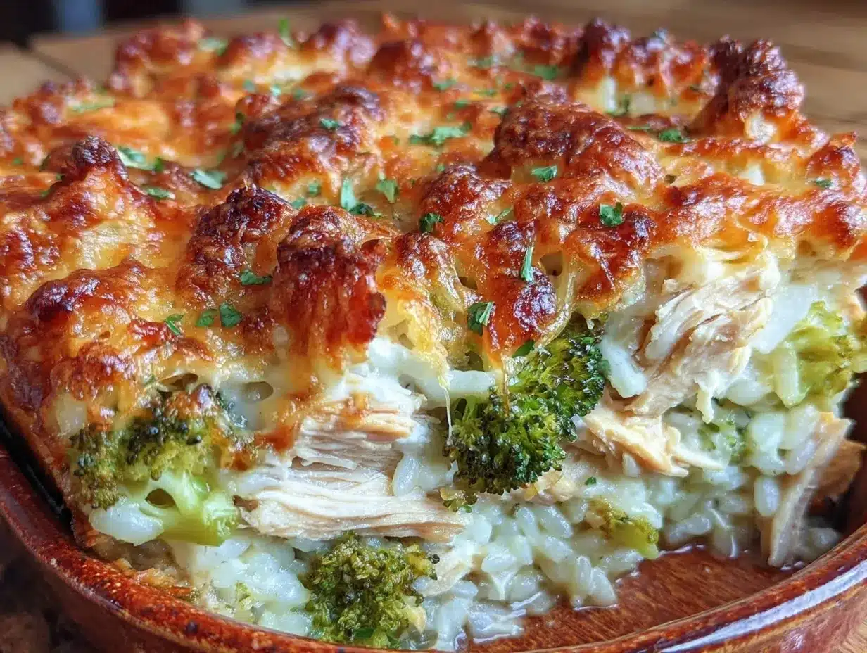 high-protein chicken and rice casserole preparation steps