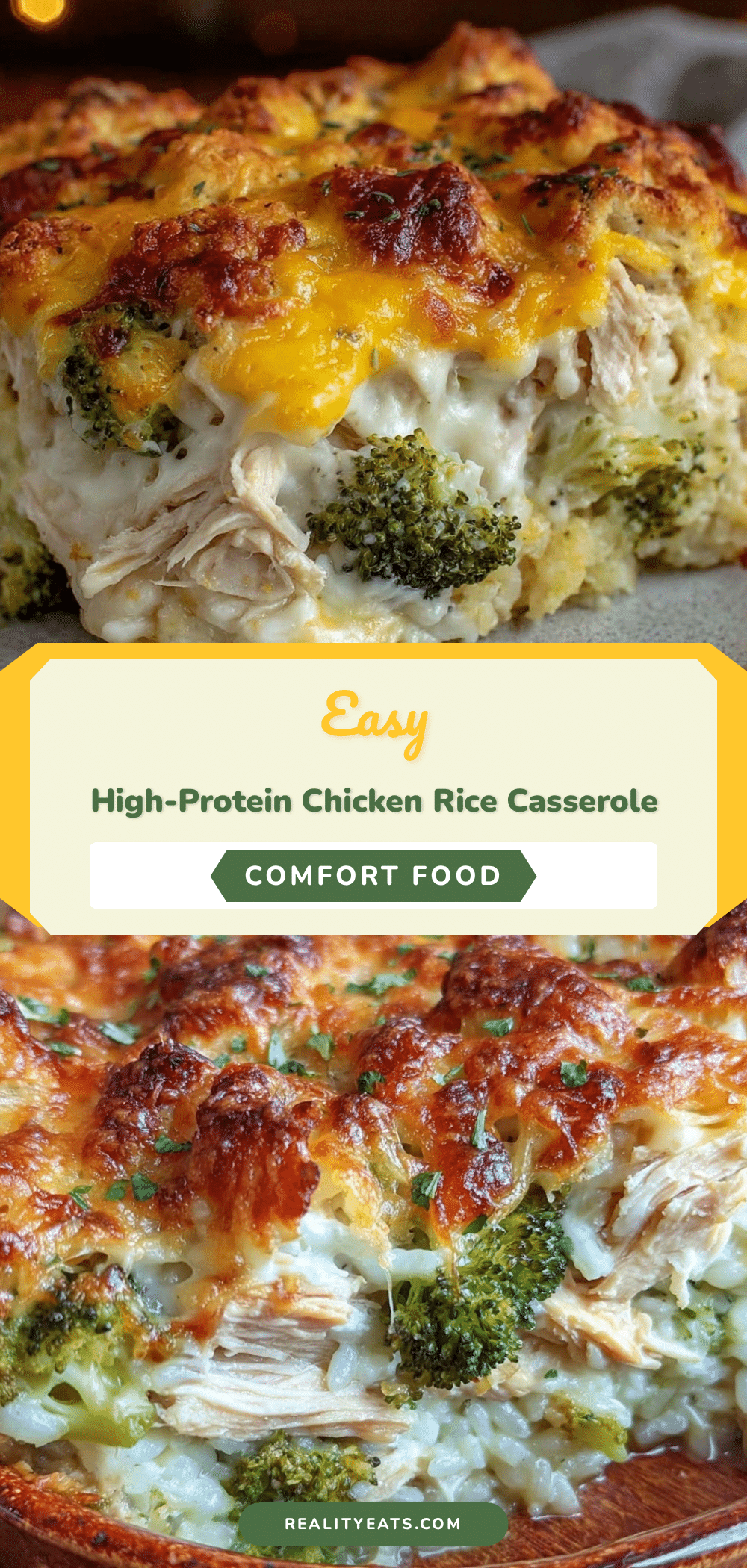 high-protein chicken and rice casserole recipe