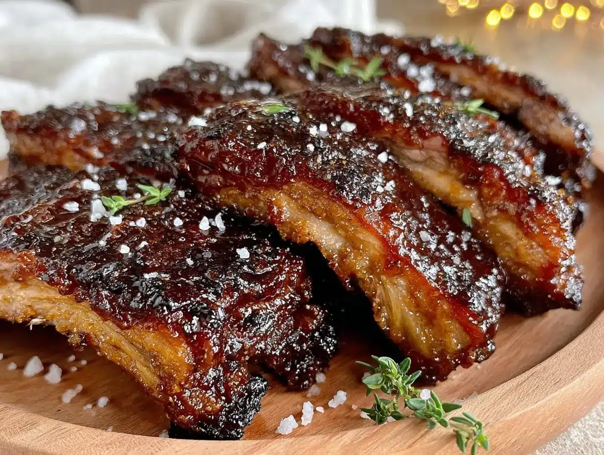 honey bourbon glazed ribs preparation steps