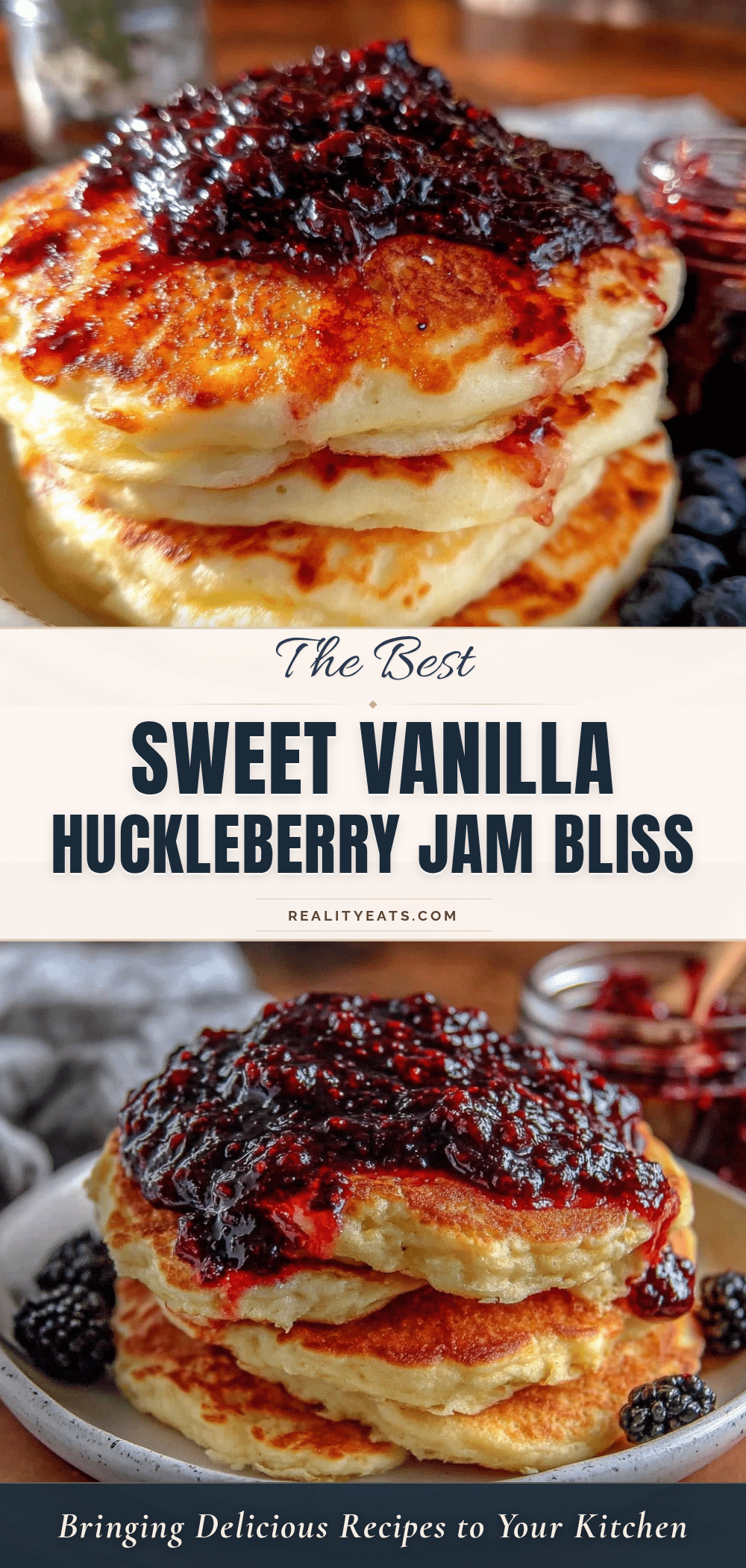 huckleberry jam with vanilla recipe
