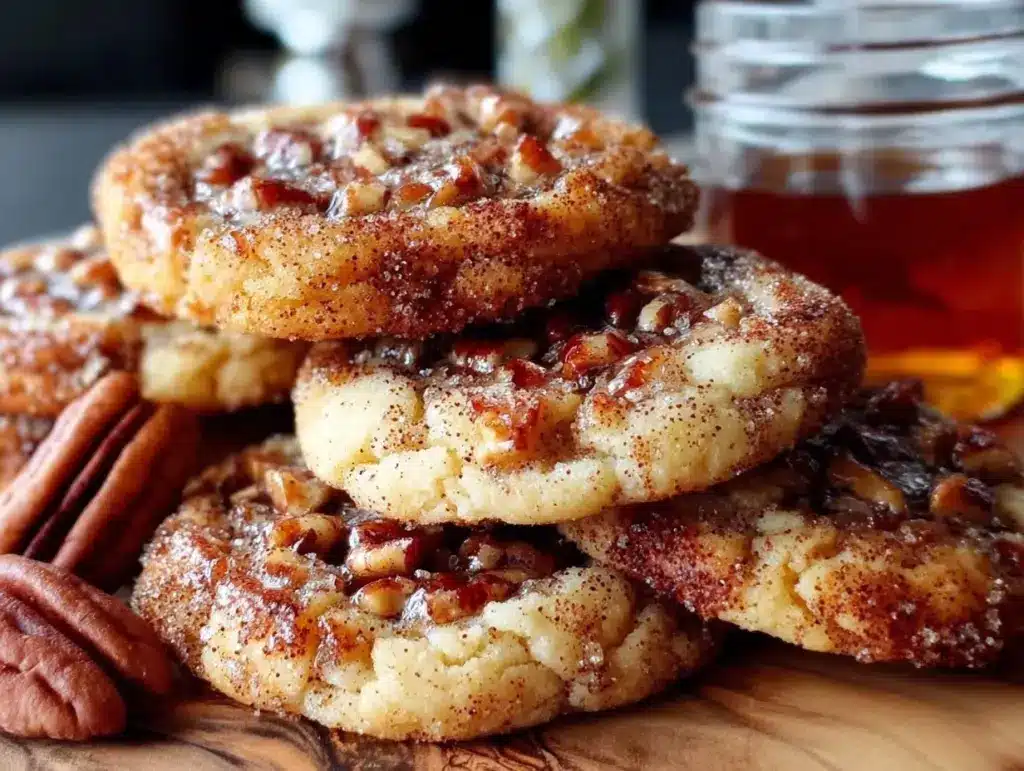 maple pecan snickerdoodles - featured image