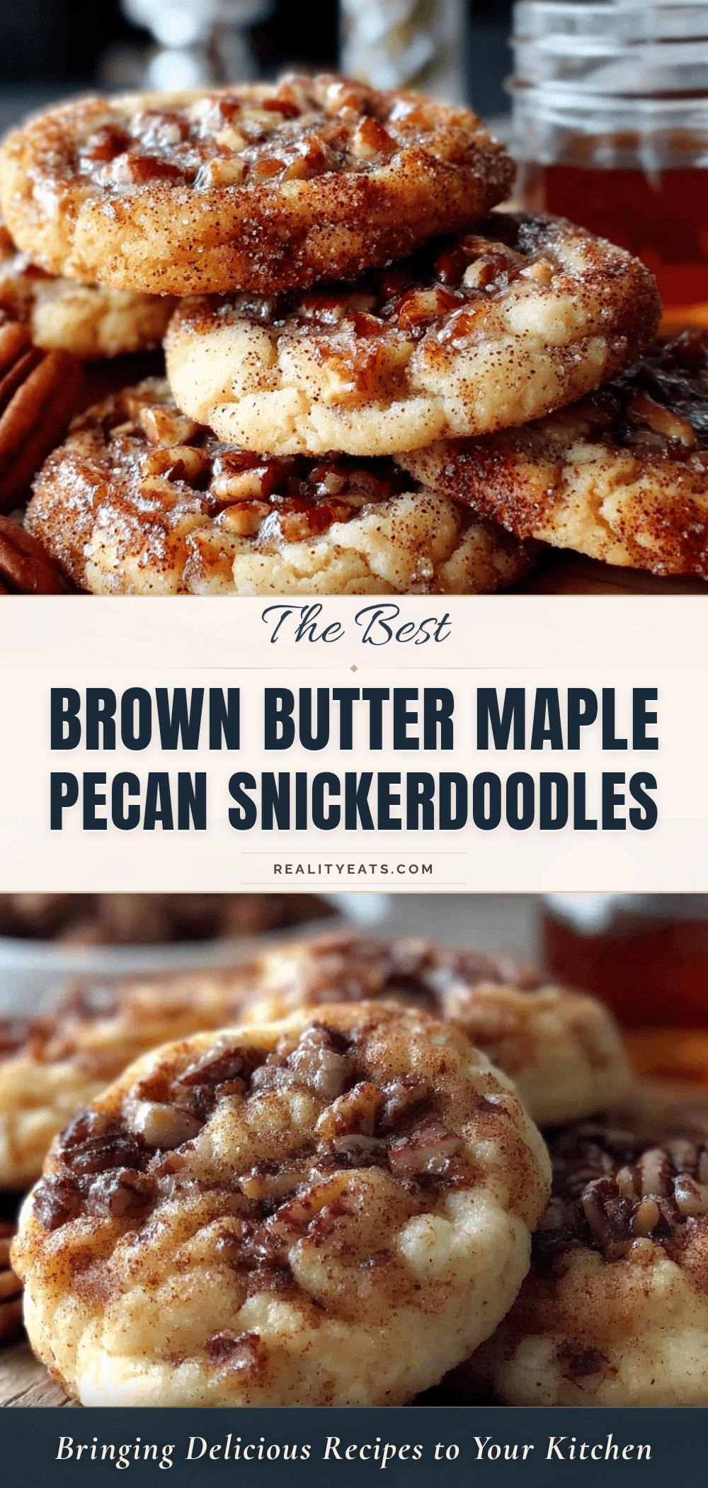 maple pecan snickerdoodles recipe