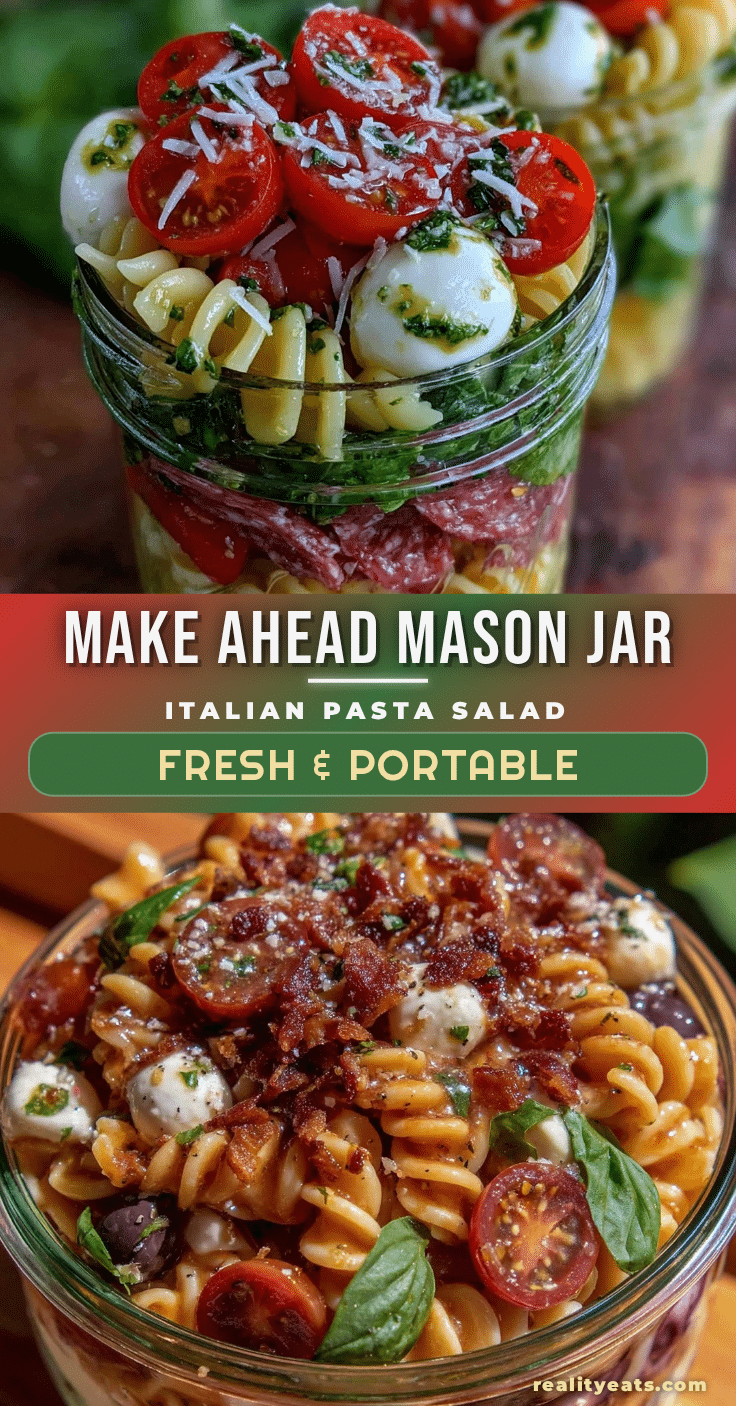 mason jar pasta salad recipe