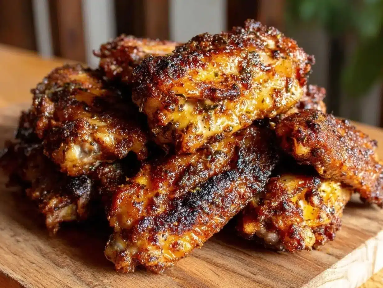 Memphis-Style Dry Rub Chicken Wings preparation steps
