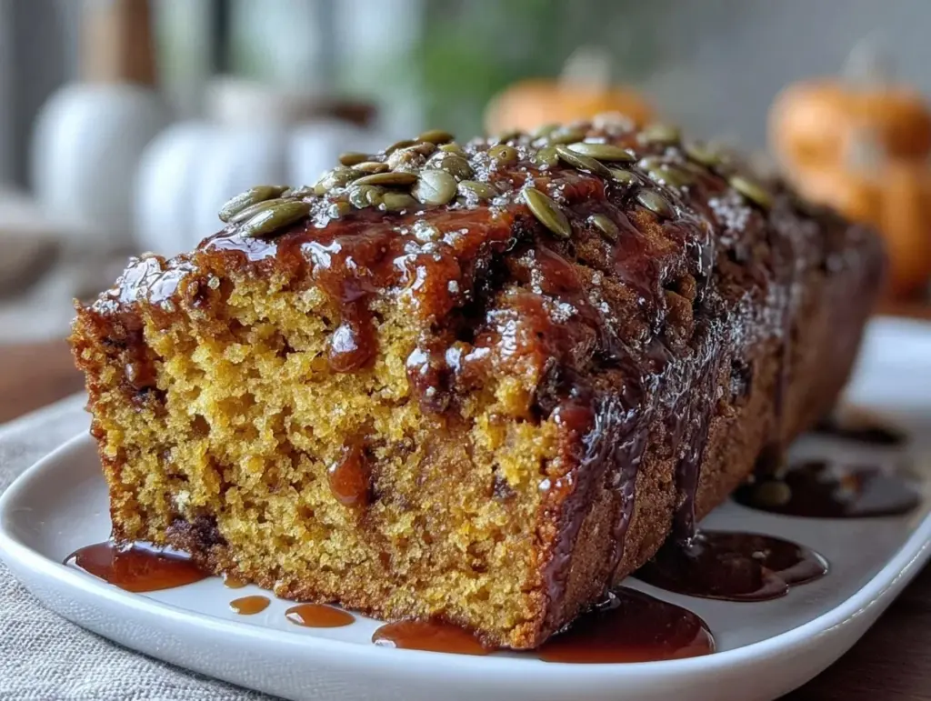 moist pumpkin banana bread - featured image