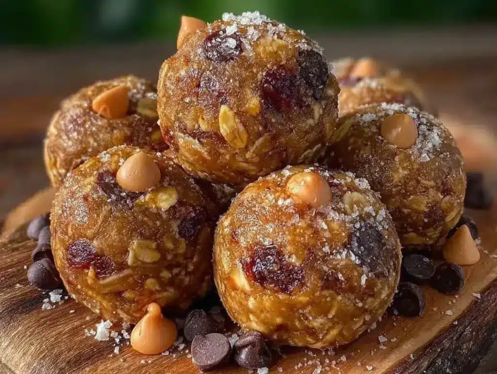monster cookie energy bites - featured image