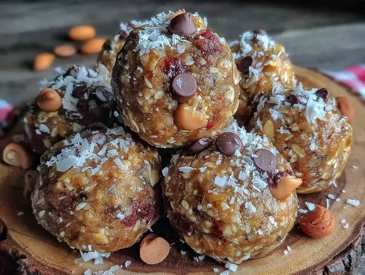 monster cookie energy bites preparation steps