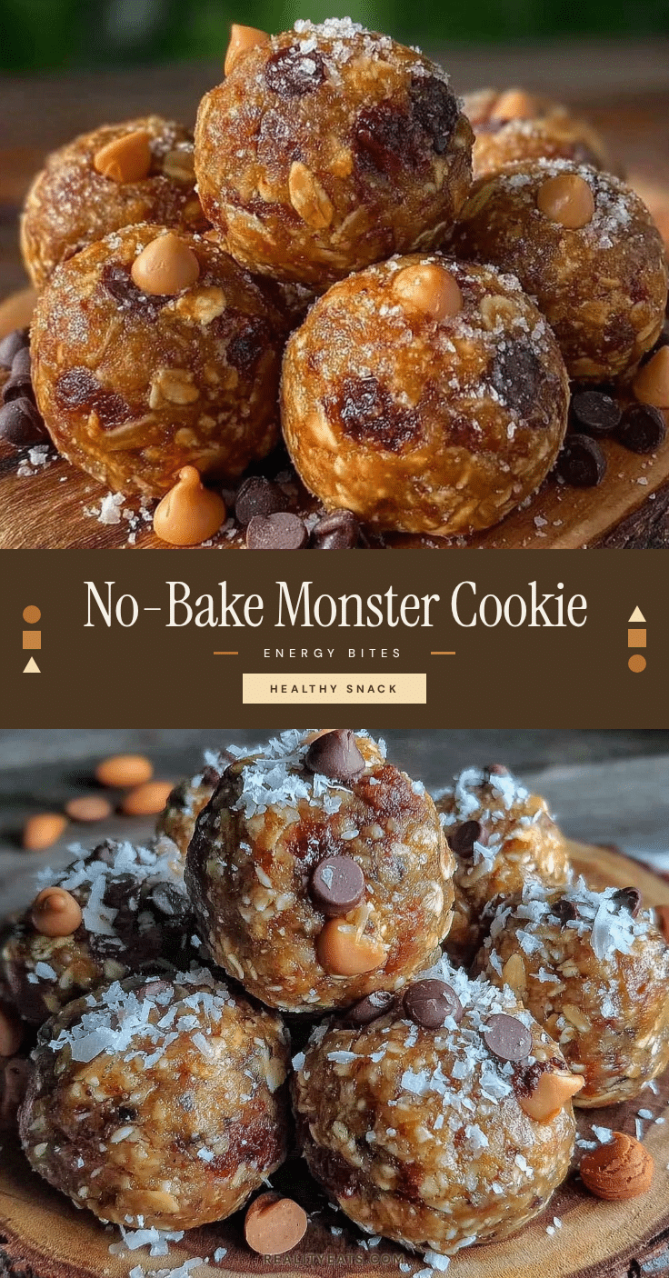 monster cookie energy bites recipe