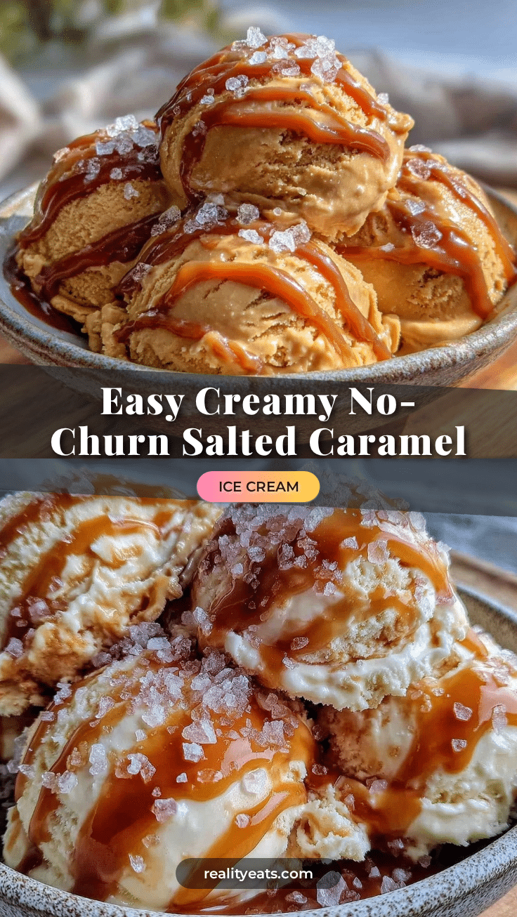 no-churn salted caramel ice cream recipe