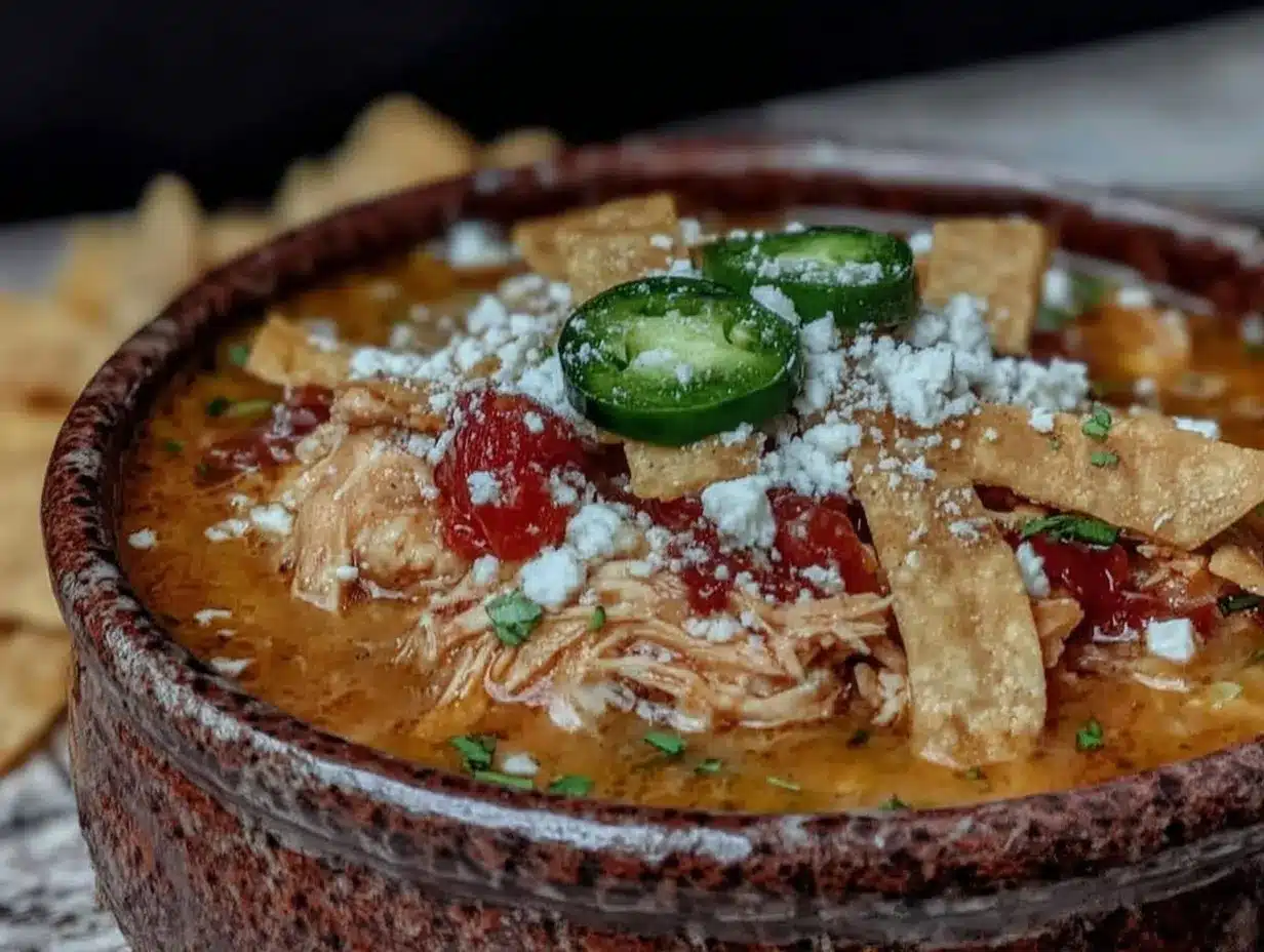 one-pot chicken tortilla soup preparation steps