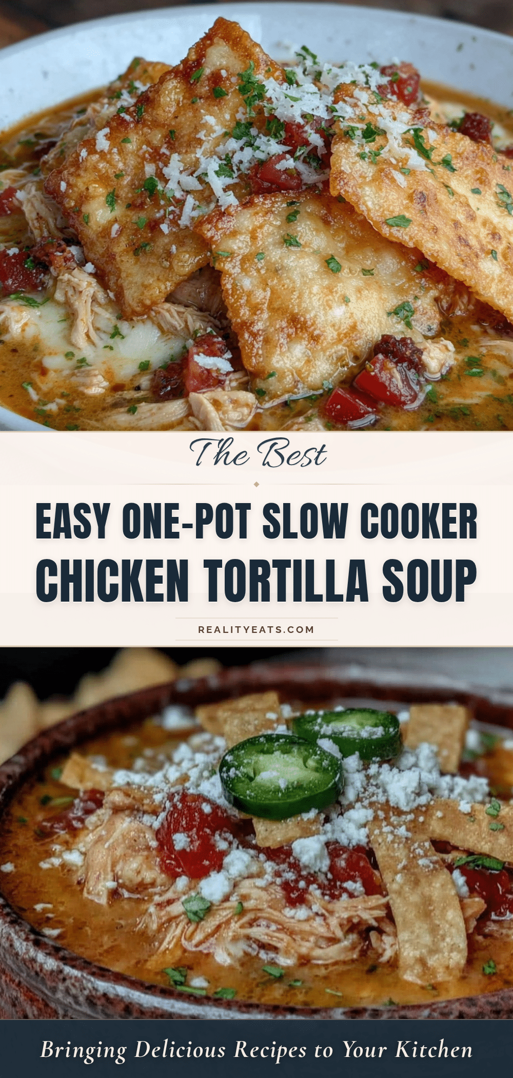 one-pot chicken tortilla soup recipe