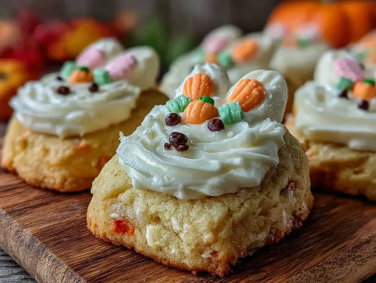 pastel halloween bunny sugar cookies preparation steps