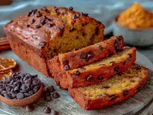 pumpkin chocolate chip loaf - featured image