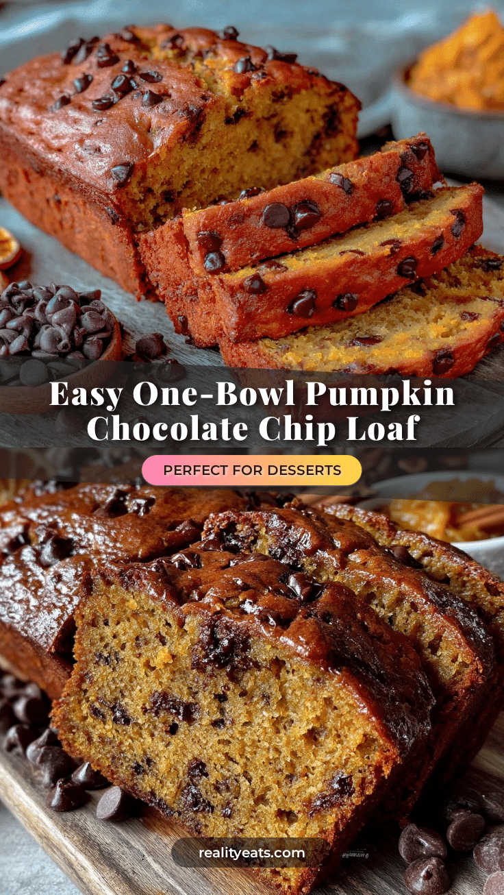 pumpkin chocolate chip loaf recipe