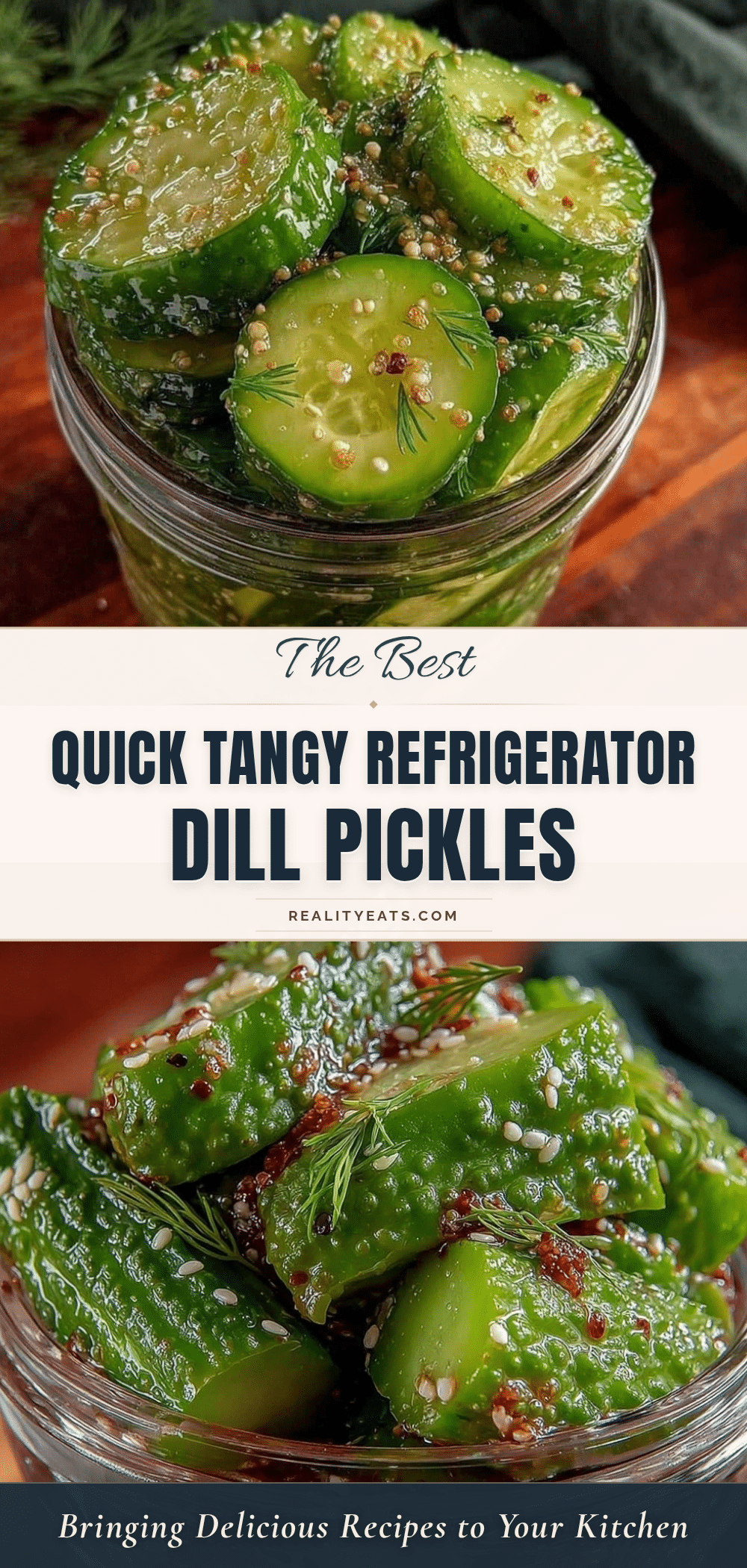 quick refrigerator dill pickles recipe