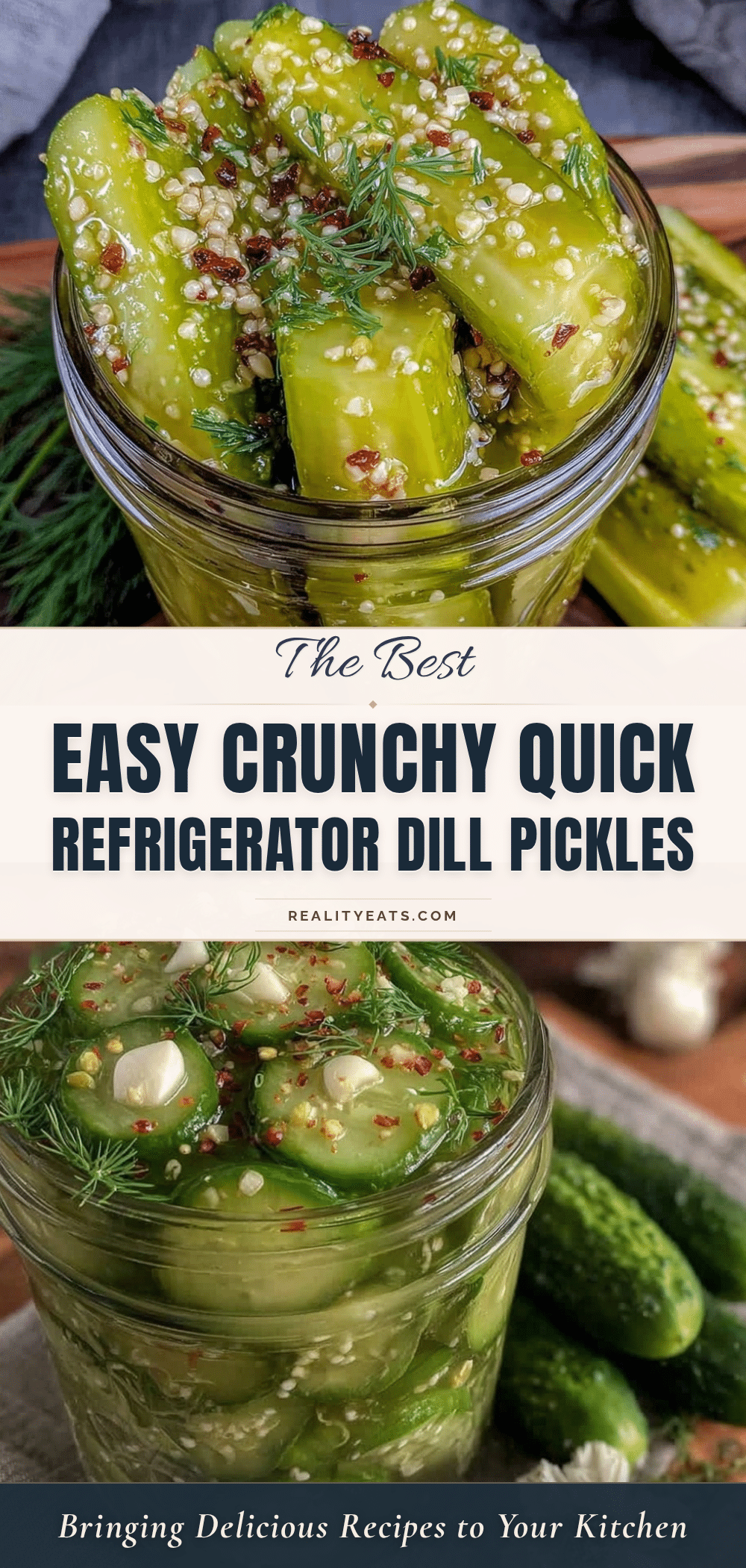 quick refrigerator dill pickles recipe
