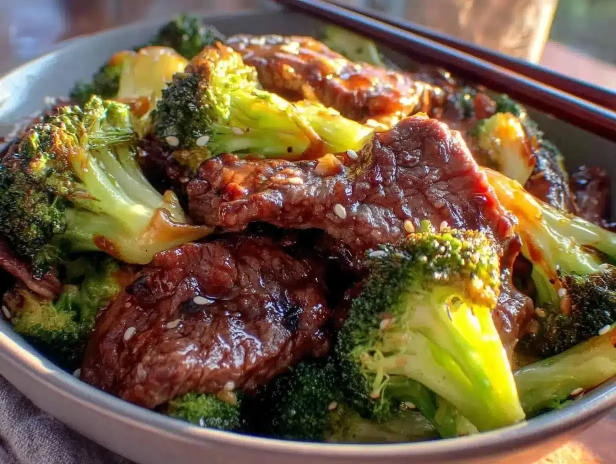quick savory beef and broccoli stir-fry preparation steps