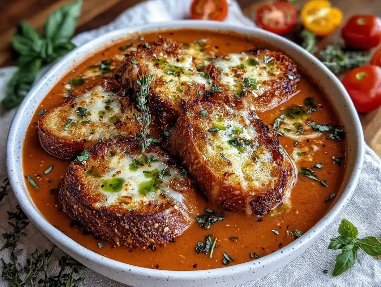 roasted tomato basil bisque preparation steps