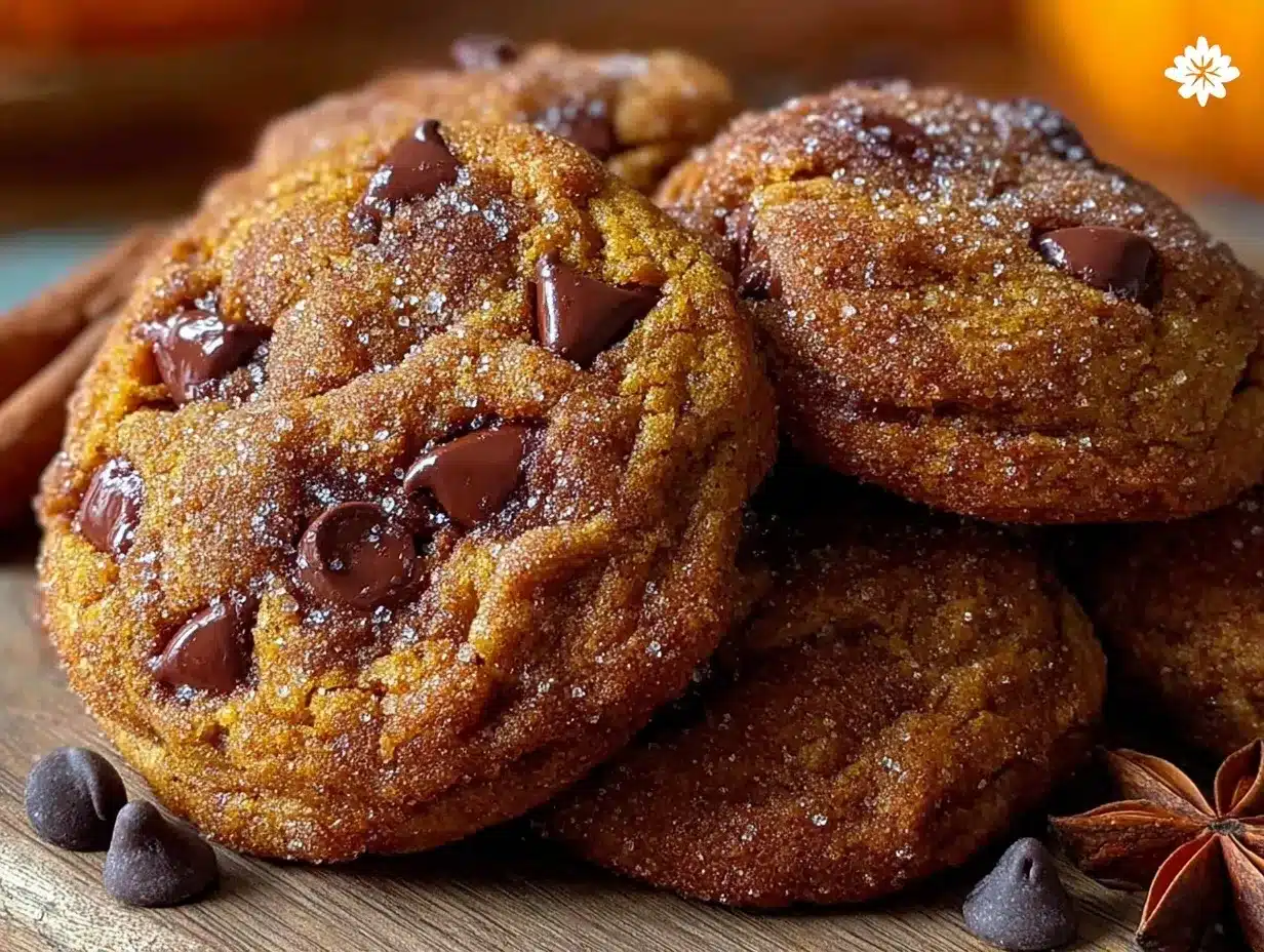 soft batch pumpkin spice chocolate chip cookies preparation steps