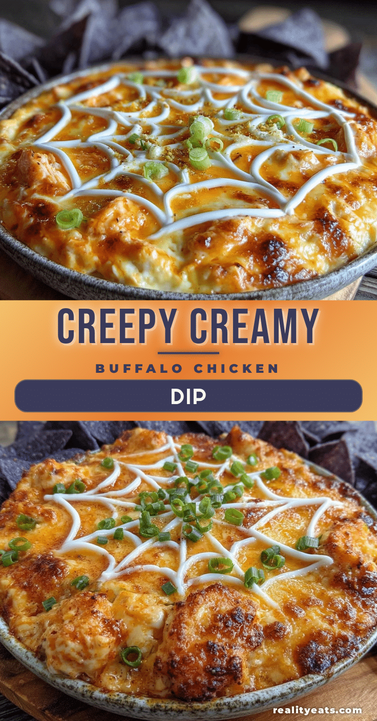 spider web buffalo chicken dip recipe