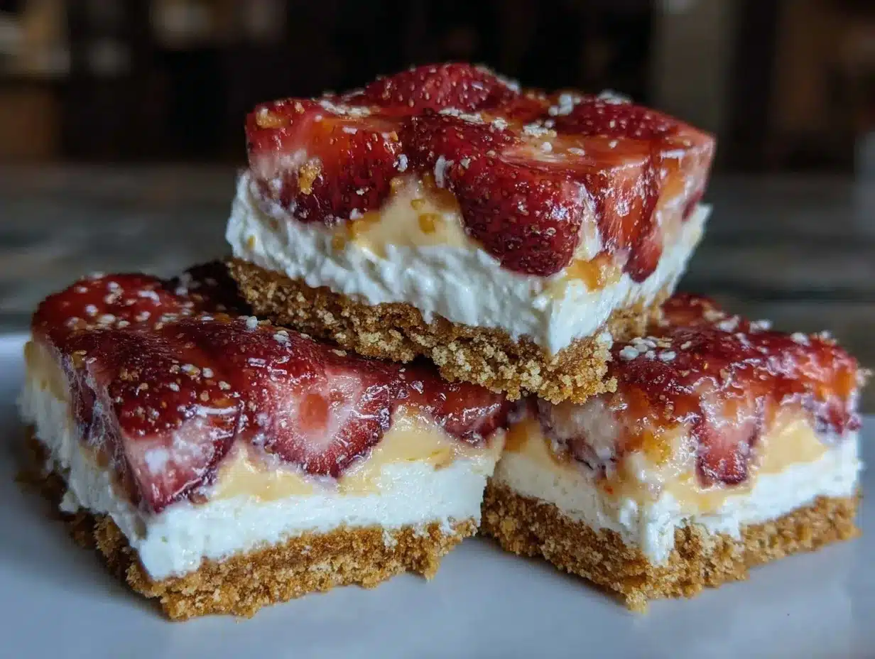 Strawberry Lemonade Icebox Cake preparation steps