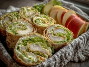 turkey ranch pinwheel bento lunchbox - featured image