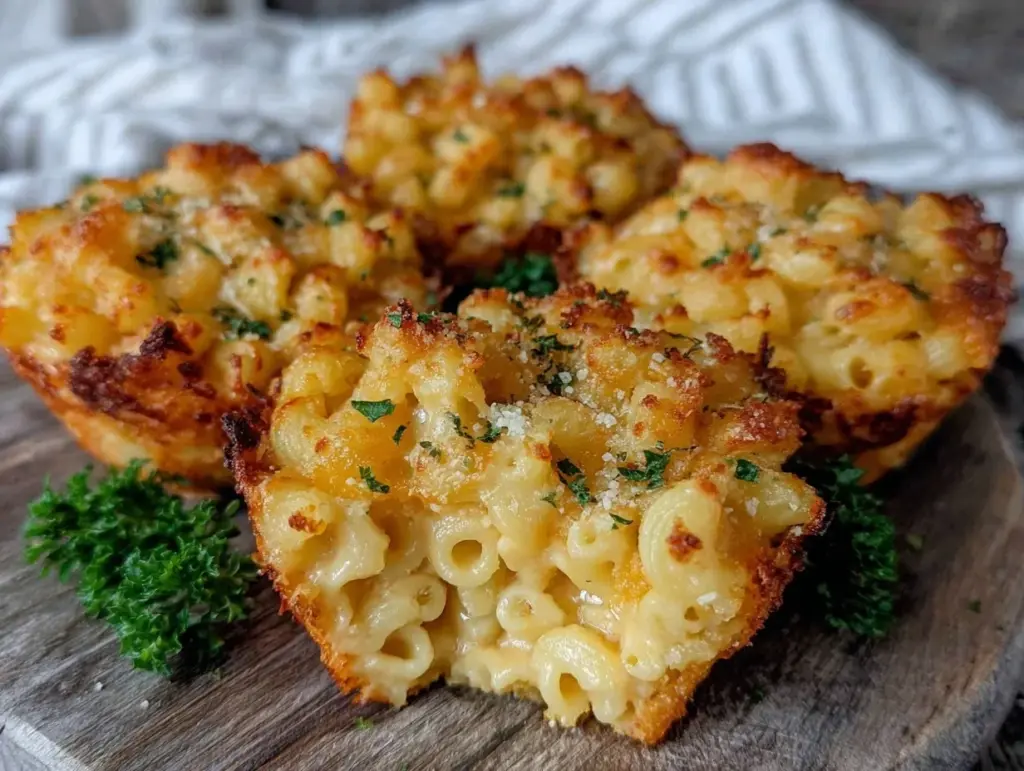 warm mac and cheese cups - featured image