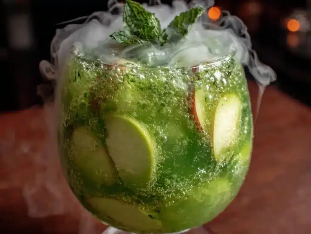 witches brew green apple punch - featured image