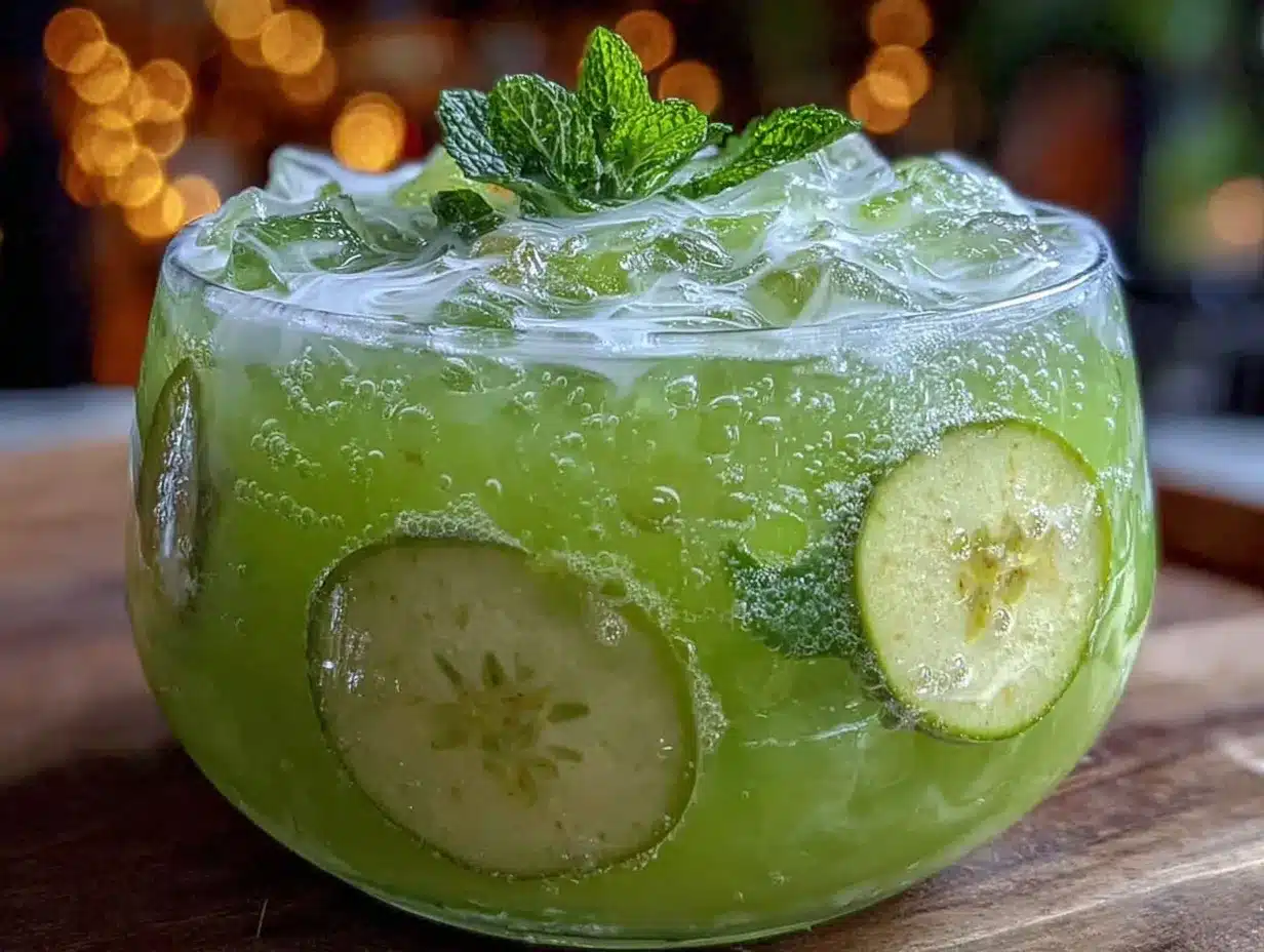 witches brew green apple punch preparation steps