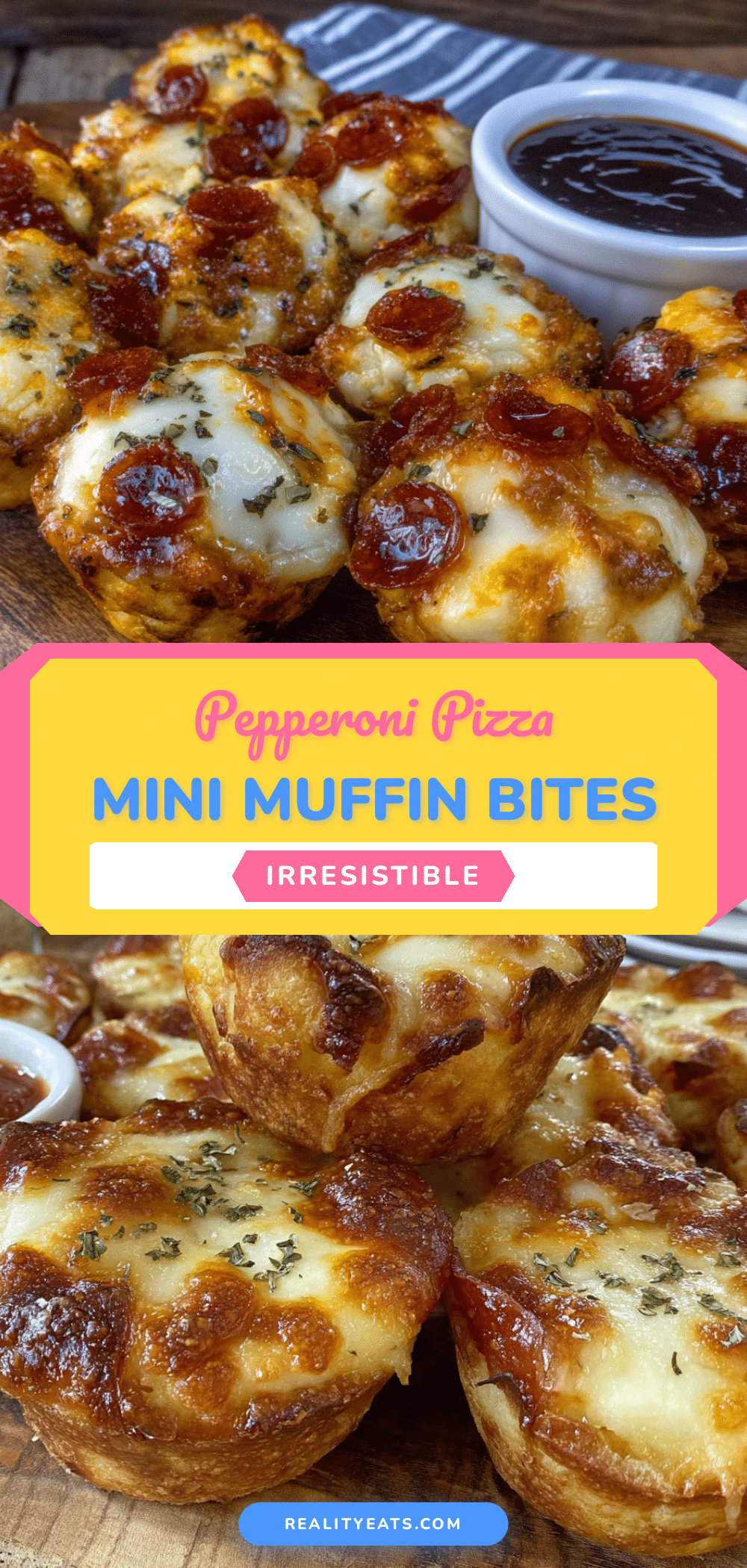 mini pepperoni pizza bites recipe